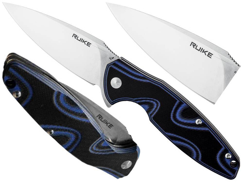 Ruike - Fang P105-Q Folding Knife - Black-Blue - 340-006