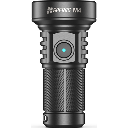 Speras - M4 LED Tactical Flashlight with 1100 mAh Battery - 1320 lm - Black - SPERAS M4
