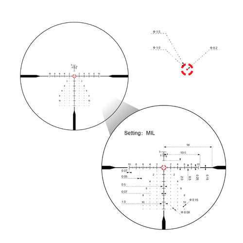 Vector Optics - Rifle Scope Continental x10 1-10x28 - FFP - VET-RAR 2 - Black - SCFF-62