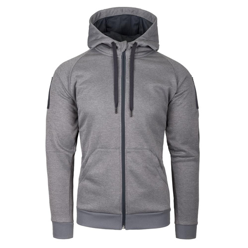 Helikon - Urban Tactical Hoodie® - Fullzip - Poliester - Grey Melange - BL-UHF-PO-M3