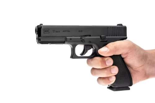 Umarex - ASG Replica of Glock 17 Gen5 Gun - 6 mm BB - Black - 2.6439