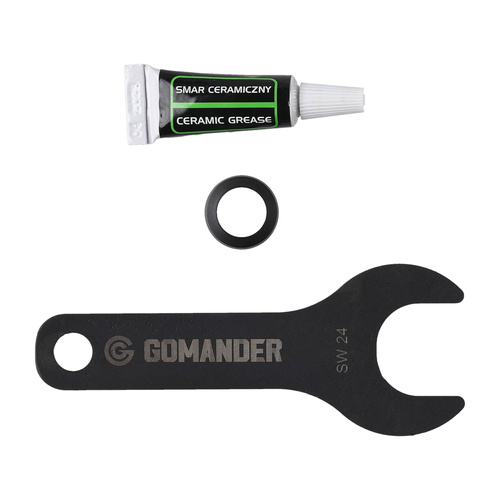 Gomander - Helix Flame Compensator - 7.62 mm - 5/8x24 UNEF-7 - Black - TB0.9613_1