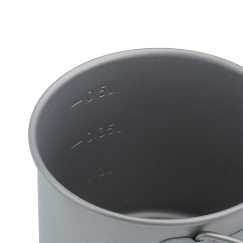 Rockland - Mug Minimalist with Lid - 600 ml - Titanium