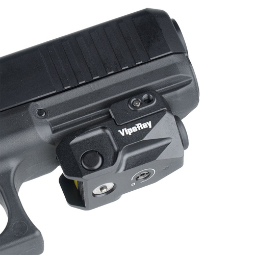 VipeRay - Scrapper Laser Target Pointer Subcompact Pistol - Red Laser - Black - VRRL-P01