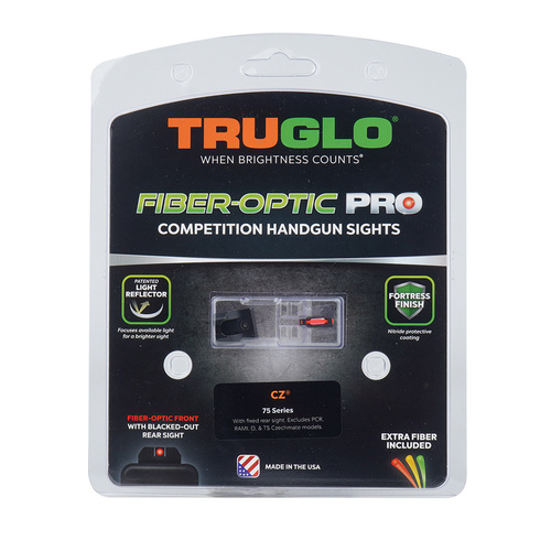 TruGlo - Fiber-Optic Pro Pistol Sights - CZ 75 - TG132CZ