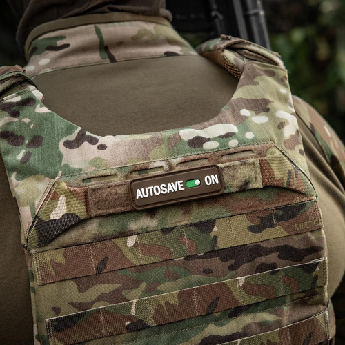 M-Tac - Morale Patch Autosave PVC - 3D - Coyote - 51116705