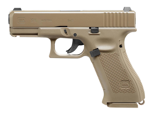 Umarex - Glock 19X Airgun - Metal slide - 4,5 mm - Coyote - 5.8368