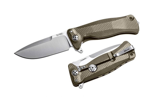 LionSteel - SR11 Folding Knife - Sleipner - Brown - SR11 B