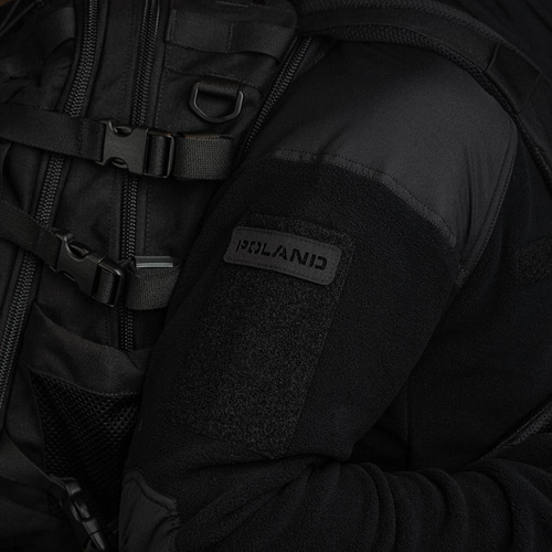 M-Tac - Patch Poland 25х80 - Laser Cut - Black / White - 51001002.