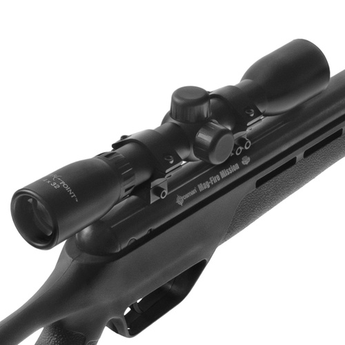 Crosman - Mag-Fire Mission Nitro Piston Airgun - With 4x32 Scope - 4.5 mm Diabolo - Black - 17-CMM7SXS