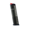 ETS - Polymer Magazine For Glock 43 - 9x19 mm - 12 Rounds - Carbon Smoke Series - SMK-GLK-43-12