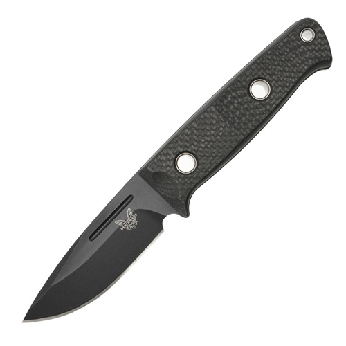 Benchmade - Survival Knife 165BK Mini Bushcrafter - CPM-CruWear - Black - 165BK