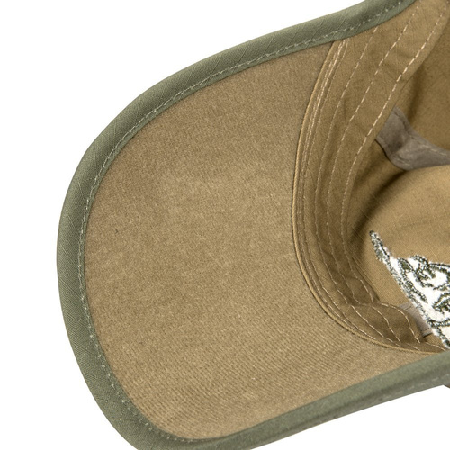 Helikon - Baseball Cap Logo Cap - PolyCotton Ripstop - Coyote / Olive Green - CZ-LGC-PR-1102A