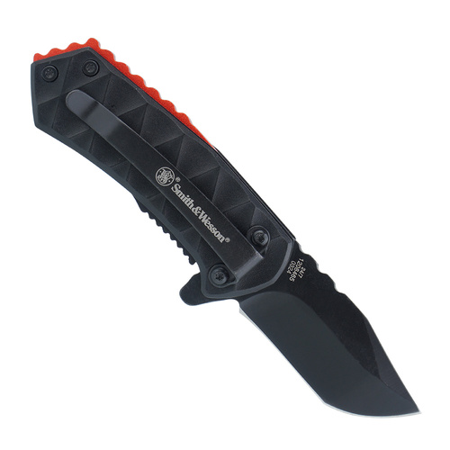 Smith&Wesson - Folding Knife 24/7 - 8Cr13MoV - Clip Point - Black - 1208417