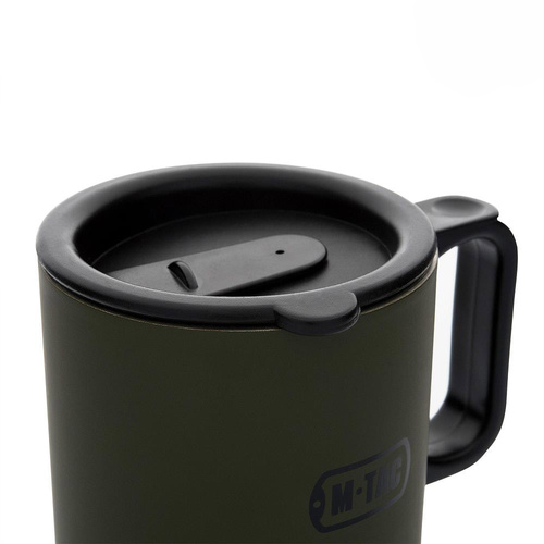 M-Tac - Thermal Mug With Lid - 450 ml - Olive - 60010001