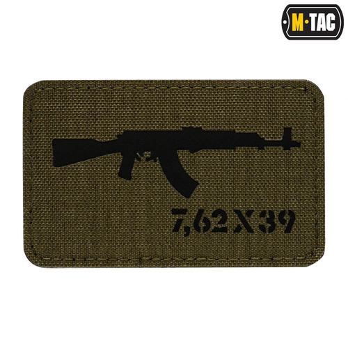 M-Tac - AKM 7.62x39 Laser Cut Patch - Ranger Green/Black - 51110232