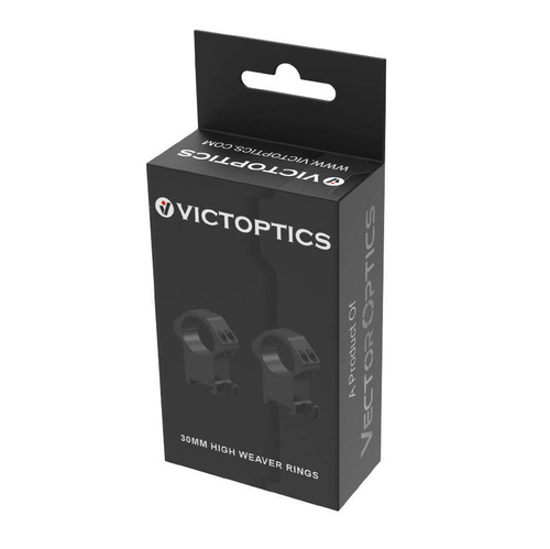 Victoptics - Two Piece Scope Mount - High - 30 mm - Black - VIMW-13