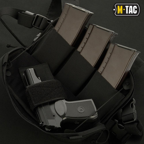 M-Tac - Tactical Vest Chest Rig Military Elite - Black - 10138002
