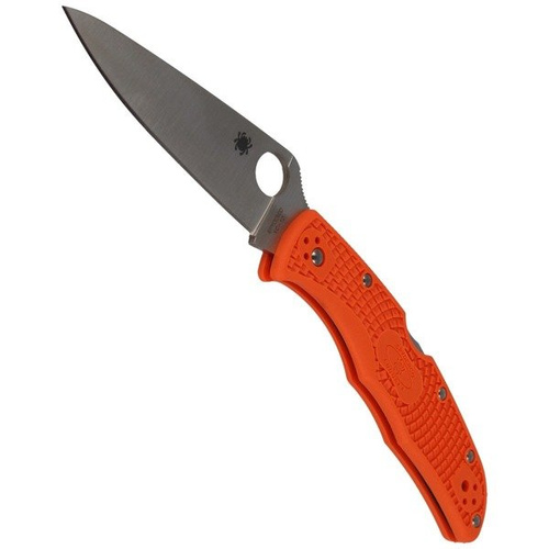 Spyderco - Endura® 4 FRN Flat Ground Orange Knife - C10FPOR