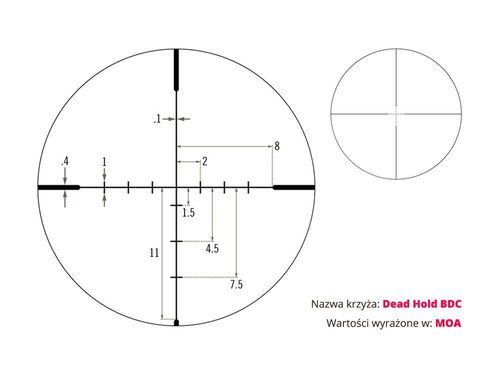 Vortex Optics - Rifle Scope Crossfire II 6-24x50 - 30 mm - AO BDC - CF2-31045