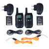 BaoFeng - Walkie talkies PMR BF-T6 Panda - 0.5 W - Black - 2 pcs.