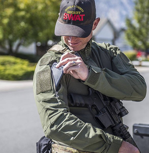 Helikon - MCDU Combat Shirt® - NyCo Ripstop - Black - BL-MCD-NR-01