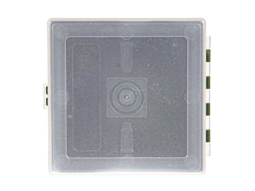 Megaline - Transport Box - 11x11x3.5 cm - Green-transparent - 607/0002GT