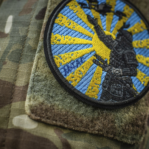 M-Tac - Way of the Samurai Patch - Embroidery - Yellow/Blue - 51426002