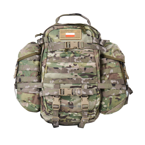 WISPORT - Sparrow 30 II backpack with two side pockets - 30 + 10 l - MultiCam