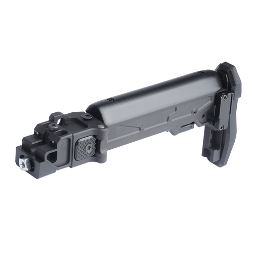 Kruk - Folding Buttstock with Adapter for AKM/AK-74 Platform - Black - CRC 5002/9033-BLK