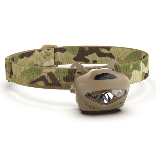 Princeton Tec - VIZZ TAC MPLS Headlamp - TAN / MultiCam - VIZZ-MPLS-MC 