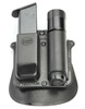 Fobus - Combo Pouch for FN, CZ, S&W 9mm, .40 Magazine and Flashlight - Rotating Paddle - 6909 SF RT