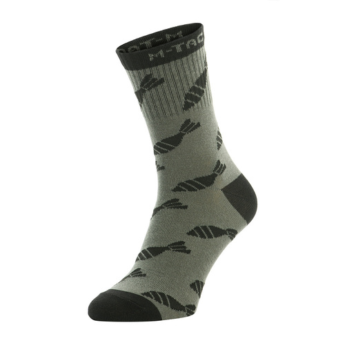 M-Tac - Mk.3 Summer Socks - Mortar Bombs - Olive - 30903801