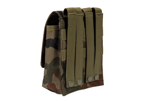 GFC Tactical - Double AK / AR Type Magazine Pouch - MOLLE - Nylon - Wz. 93 PL Woodland - GFT-19-016371