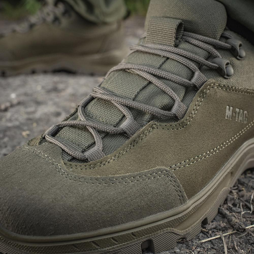 M-Tac - Patrol R Tactical Sneakers - Leather - Olive - 30203901