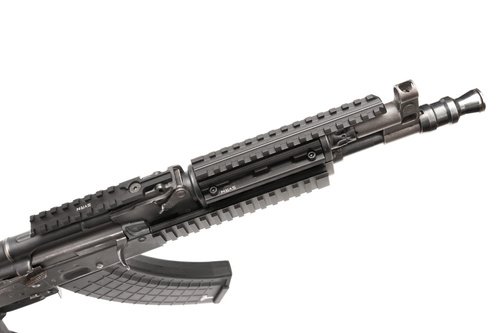 SVRN - RIS / Picatinny Hand Guard for AK - Aluminum - Black - SVRN-AK-HGR-01