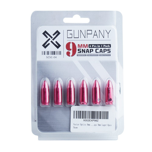 GunPany - Aluminum Snap Caps - 9x19 mm - 6 pcs - SCSC-04P