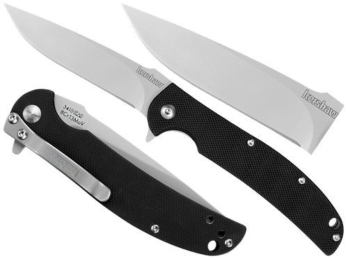 Kershaw - Chill 3410 Tactical Knife - 8Cr13MoV - Black - 3410