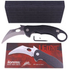 LionSteel - L.E.One Karambit Folding Knife - CPM MagnaCut - Black - LE1 A BS