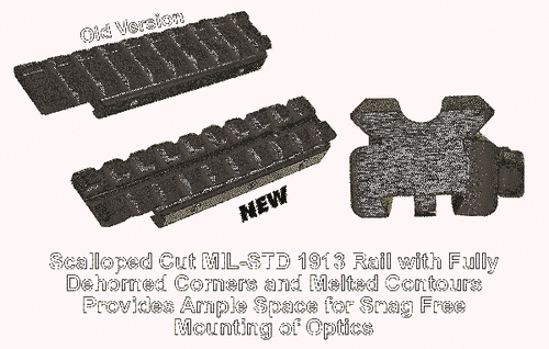 Leapers - Adapter Mounting Rail 11 mm Dovetail / 22 mm Picatinny - MNT-PMTOWL-A