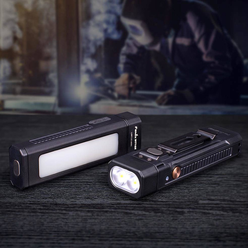 Fenix - Rechargeable LED Flashlight WT16R - Workshop - 300 lumens - Black - 039-479