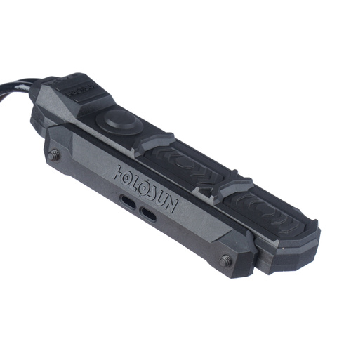 Holosun - Laser Target Indicator Iris-4 with Flashlight - Aluminum - Green - IR - Black - IRIS-GR4