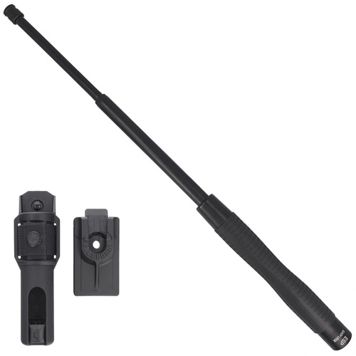 ESP - Hardened Ergonomic Easy Lock Telescopic Baton - 18" - Black - ExBT-18HE-BK BHT-54