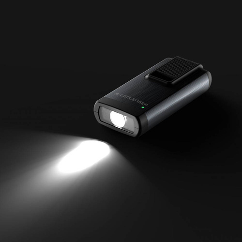 Ledlenser - Rechargeable LED Flashlight / Pendant K6R - 400 lm - With Red Light Mode - Gray - 502577