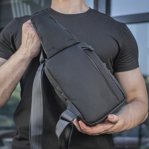 M-Tac - Elite Hex Shoulder Bag with Holster - Multicam Black - 10175208