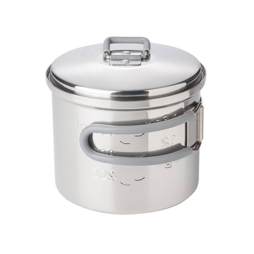 Esbit - Tourist Pot with Lid - Stainless Steel - 625 ml - PT625ST