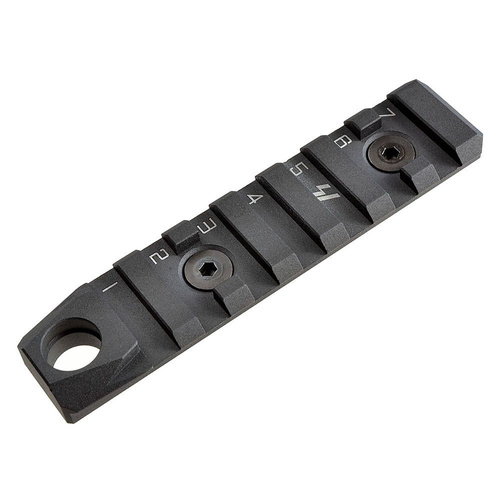 Strike Industries - LINK KeyMod / M-LOK Rail - 7 Slots + QD - Black - LINK-RS-7-QD