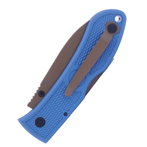 Ka-Bar 4062D2 - Dozier Folding Hunter Knife - Blue 