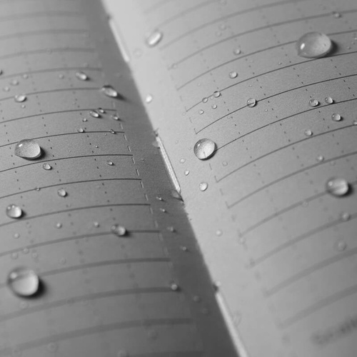 Rite in the Rain - Waterproof Notebook Large Bound Book - 223 x 175 mm - 80 Sheets - Black - 770F-LG