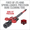 Real Avid - Barrel Tube Cleaning Kit Smart-Fit Bore Guide- Gray/Red - AVBMBG